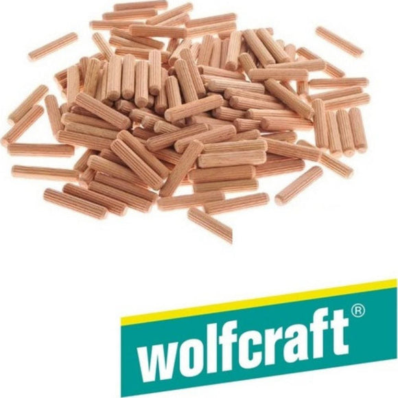 Ξύλινες Καβίλιες 8x40mm 40 Τεμάχια Wolfcraft 2908000