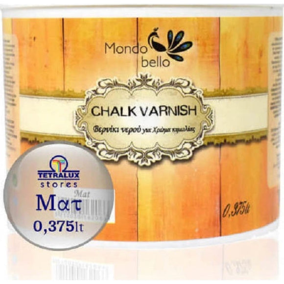 Βερνίκι Κιμωλίας Mondobello Chalk Varnish Mat Clear 375ml -