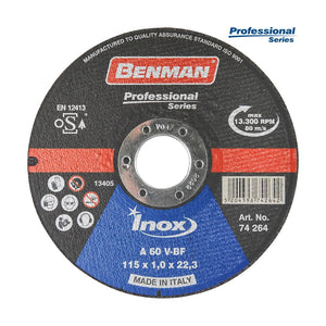 ΔΙΣΚΟΣ ΚΟΠΗΣ INOX-CD PROFESSIONAL BENMAN 125