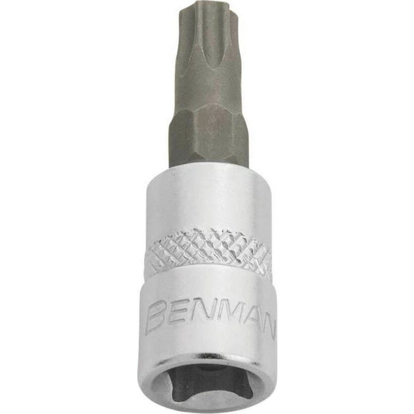 ΚΑΡΥΔΑΚΙ 1/4’’ ΓΙΑ ΒΙΔΕΣ TORX TX20 BENMAN 75045 - Καρυδάκια