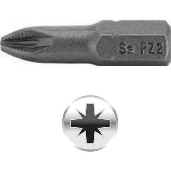 ΜΥΤΗ BENMAN S2 TORSION POZIDRIV PZ3x25mm (20τμχ)