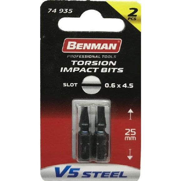ΜΥΤΗ BENMAN V5 STEEL TORSION ΙΣΙΑ 0,6x4,5x25mm