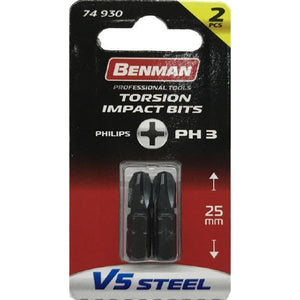 ΜΥΤΗ BENMAN V5 STEEL TORSION PHILLIPS PH3x25mm