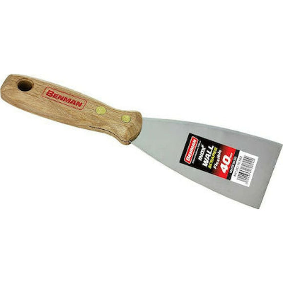 ΣΠΑΤΟΥΛΑ ΙΝΟΧ BENMAN 3’’ (75mm) 70565 - Σπάτουλες & Μυστριά
